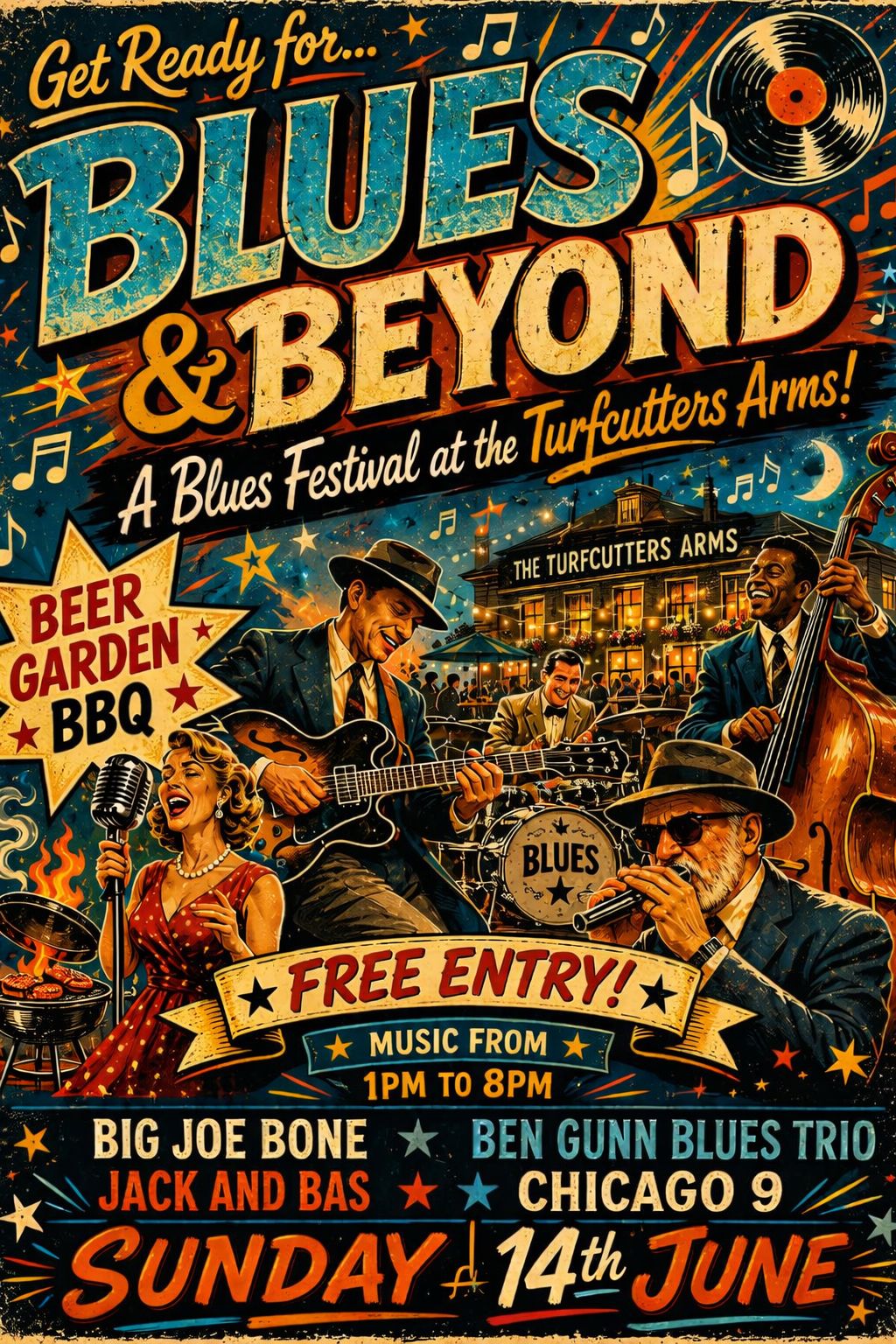 Blues and Beyond Festival at the Turfcutters Arms