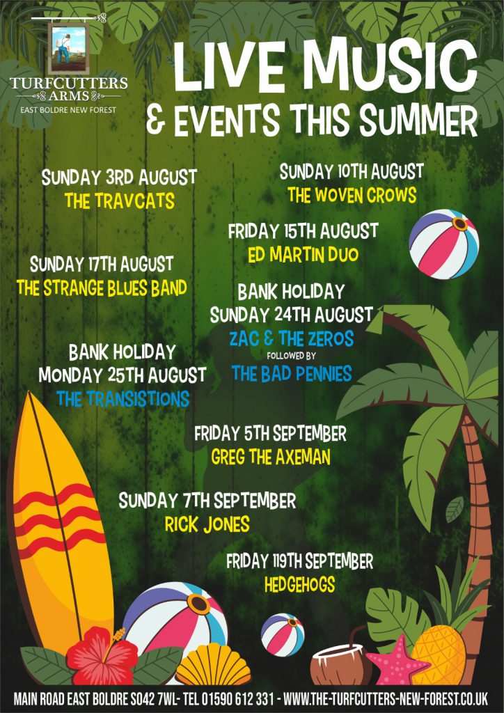 Turfcutters August and September events
