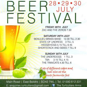 Turfcutters Arms Beer Festival 28-30 July 2023